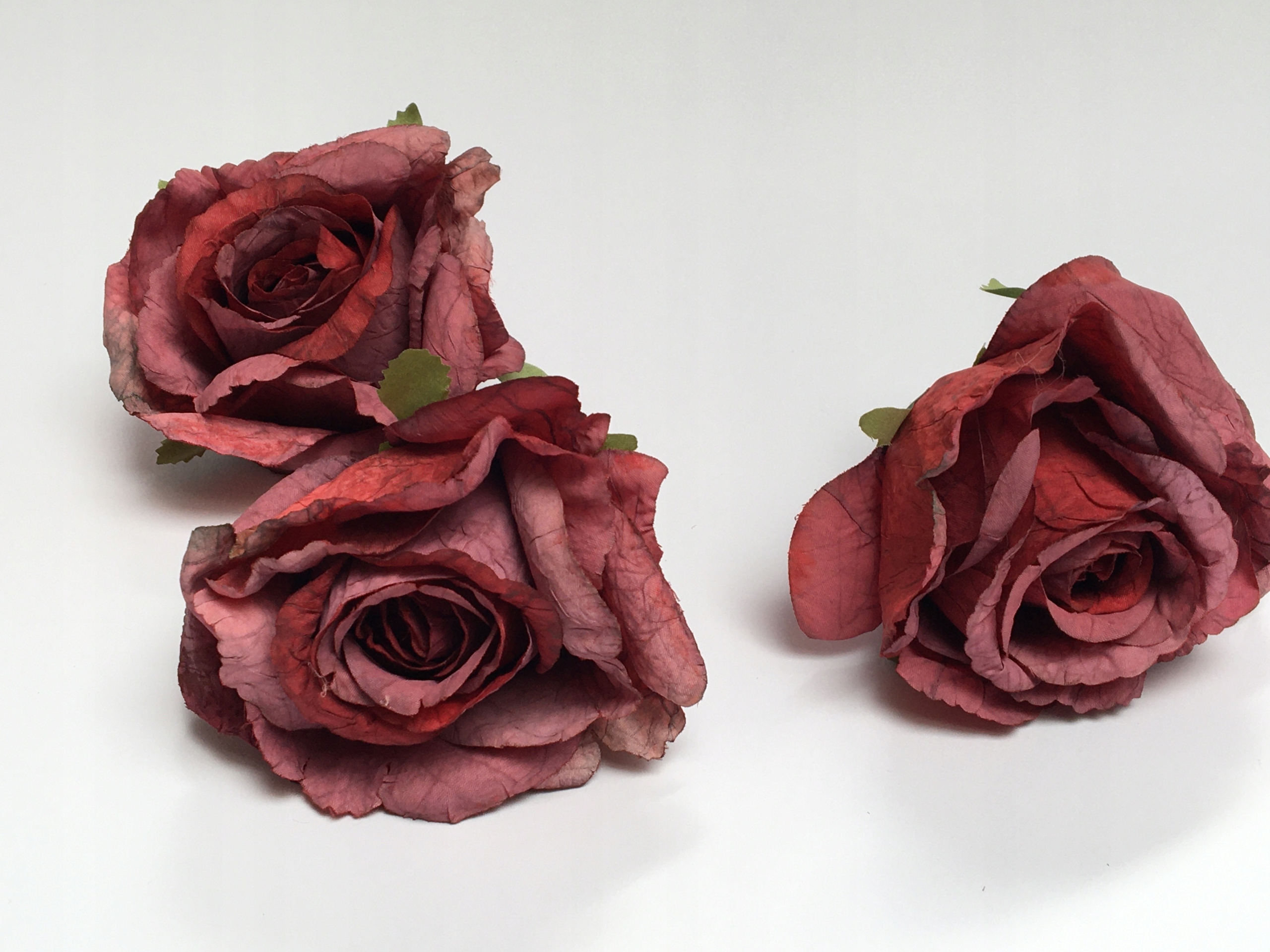 6szt RÓŻA SZTUCZNA wyrobowa pod stroik bukiet Rodzaj główki kwiatowe