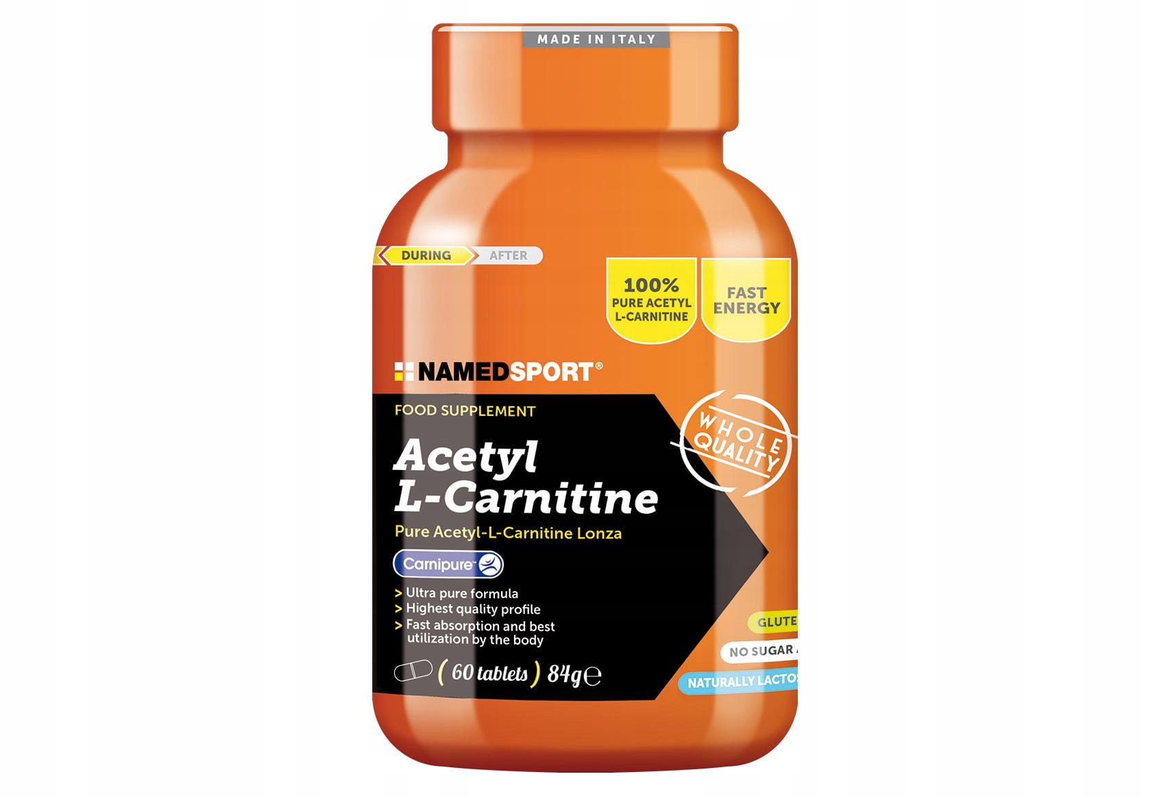 Namedsport Acetyl L-Carnitine přírodní příchuť 84 g 60 ks