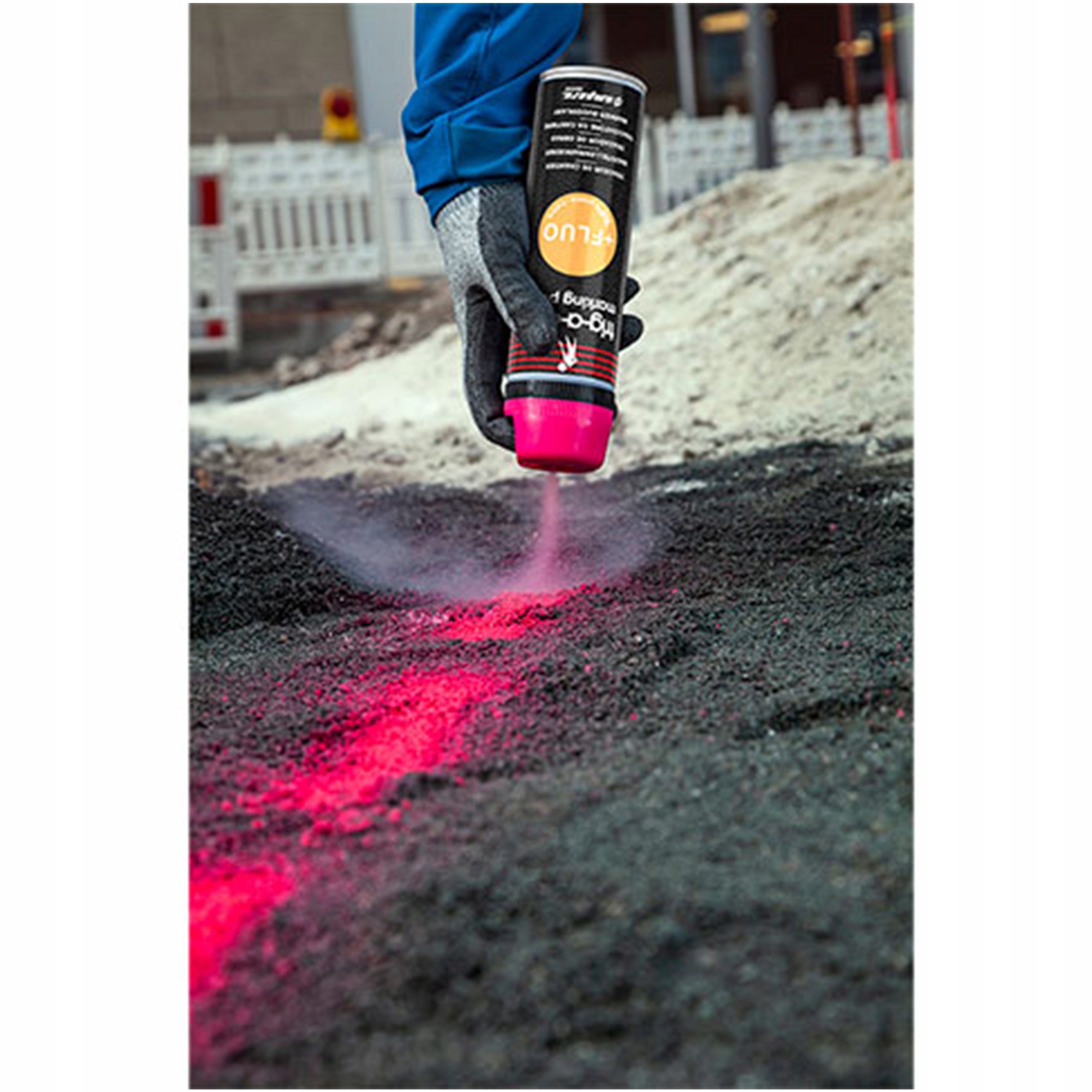 Farba geodezyjna spray do znakowania Ampere 12szt Marka Ampere