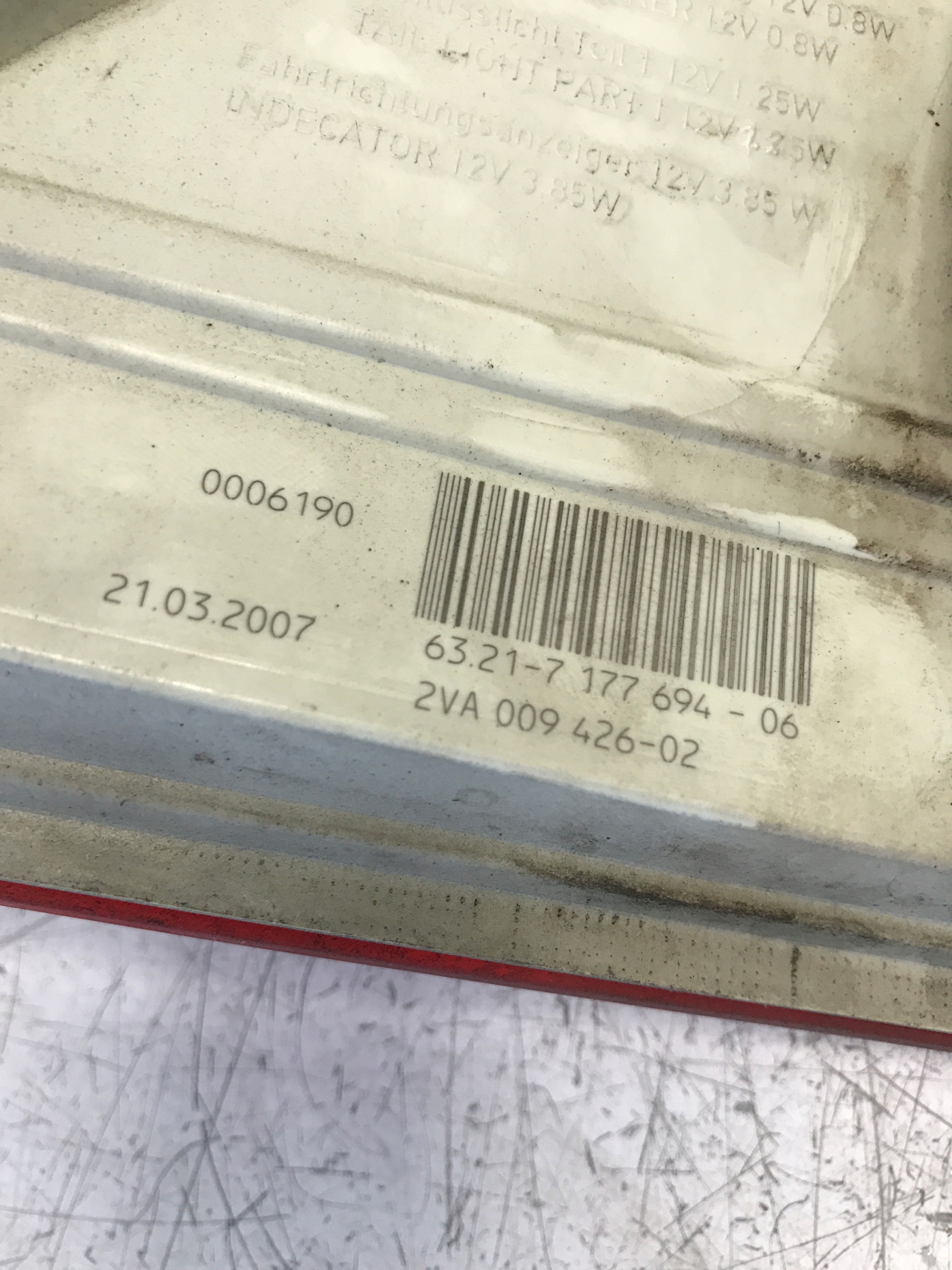 light right rear part LED BMW E61 LCI LIFT 7177694