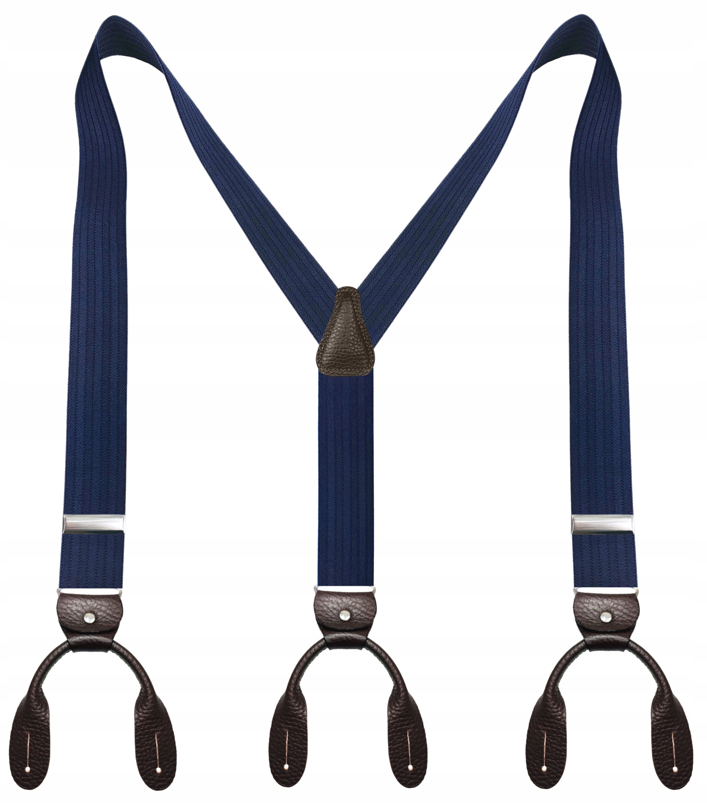 PROMOCJA! TYLKO 7szt. GRANATOWE SZELKI DO SPODNI NA GUZIKI GUMA JODEŁKA Odcień granatowy