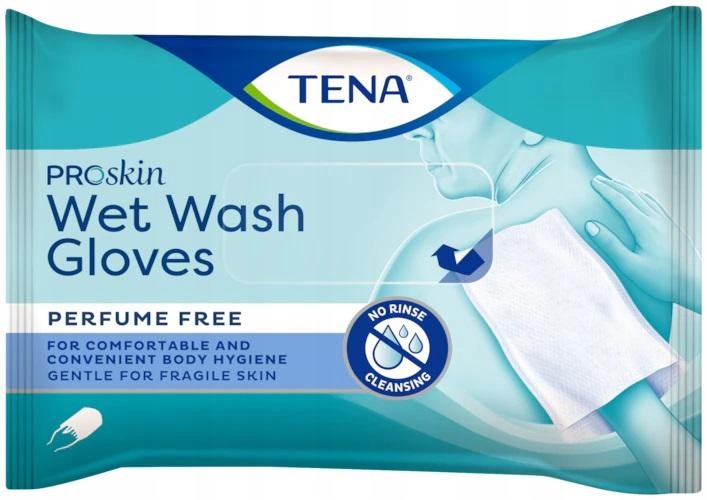 

Tena Wet Wash Gloves Nawilżane Myjki 8szt.