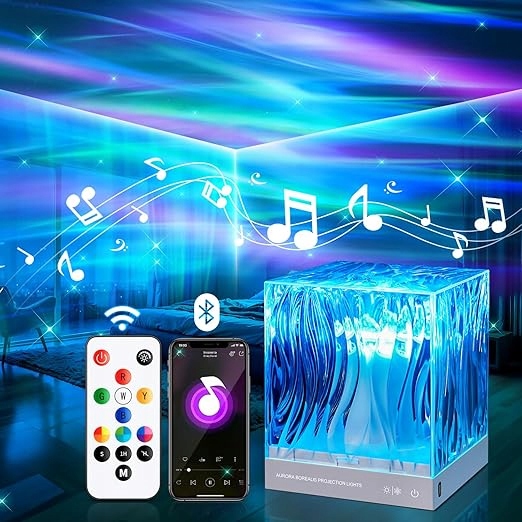 Projektor Aurora Galaxy PIKOY Zorza Polarna Lampka Nocna LED + Pilot