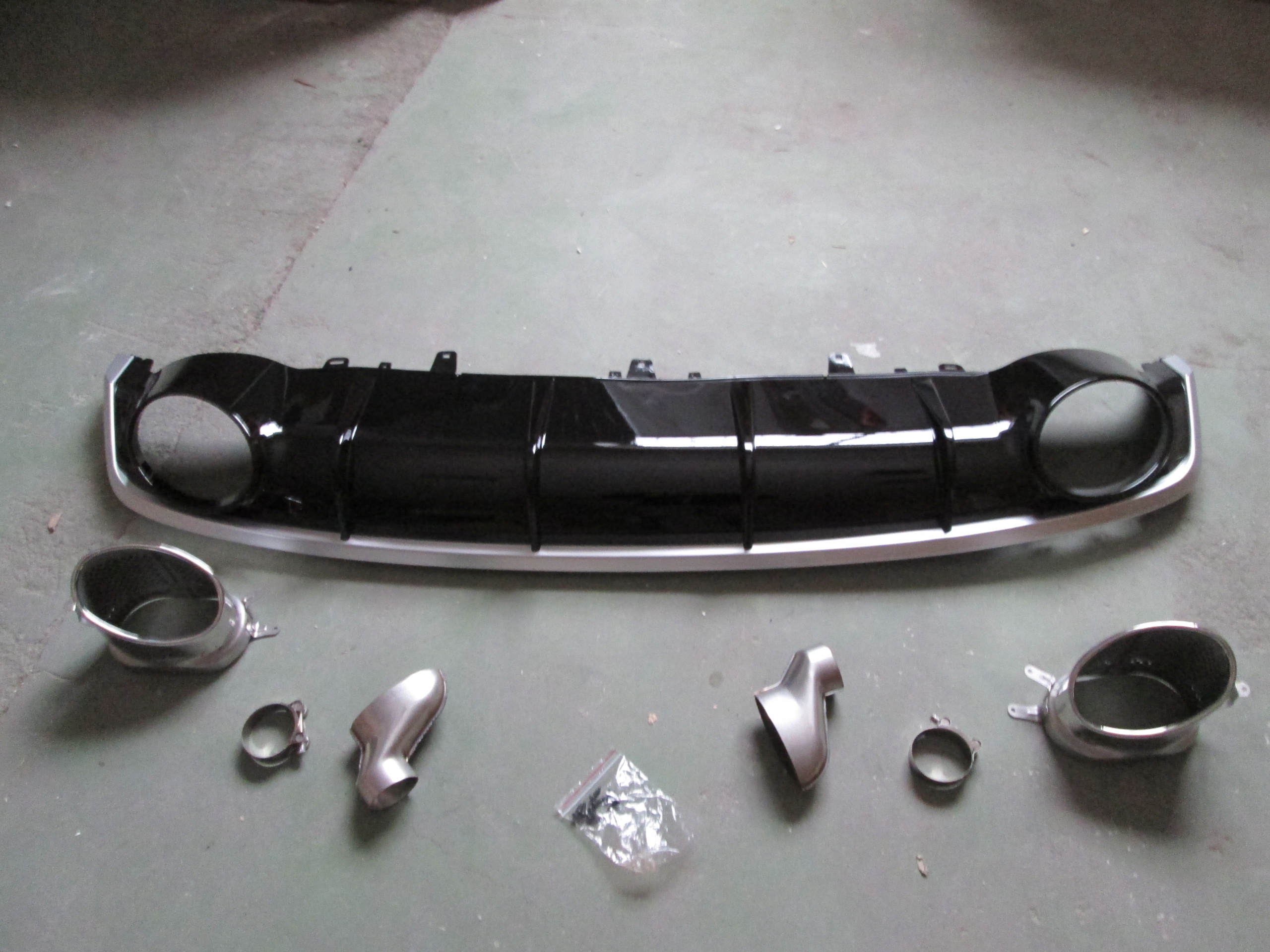 Dyfuzor tylnego zderzaka Audi A7 2016-2019 s-line