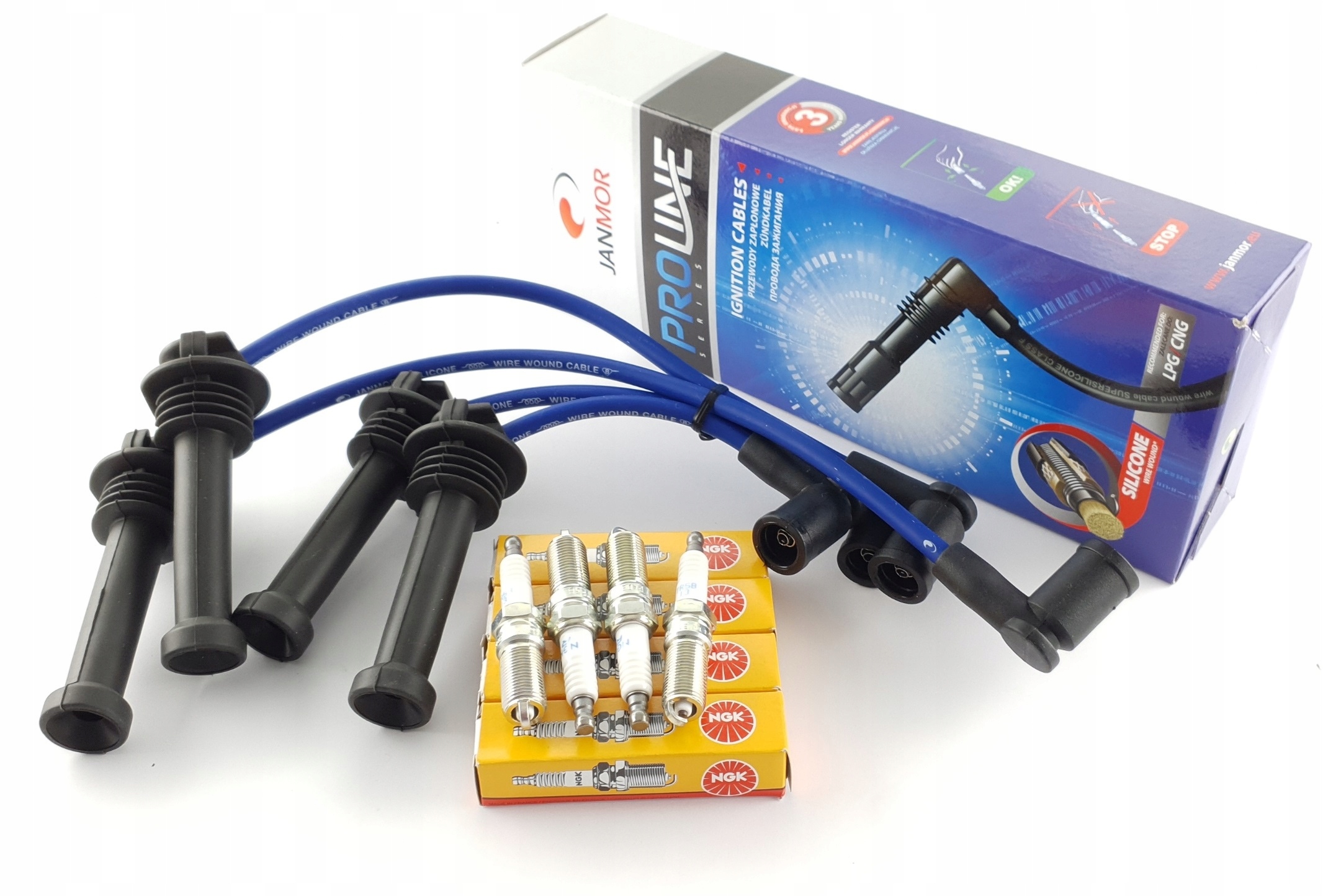 KABLE + ŚWIECE FORD FOCUS I 1.4 16V 1.6 16V