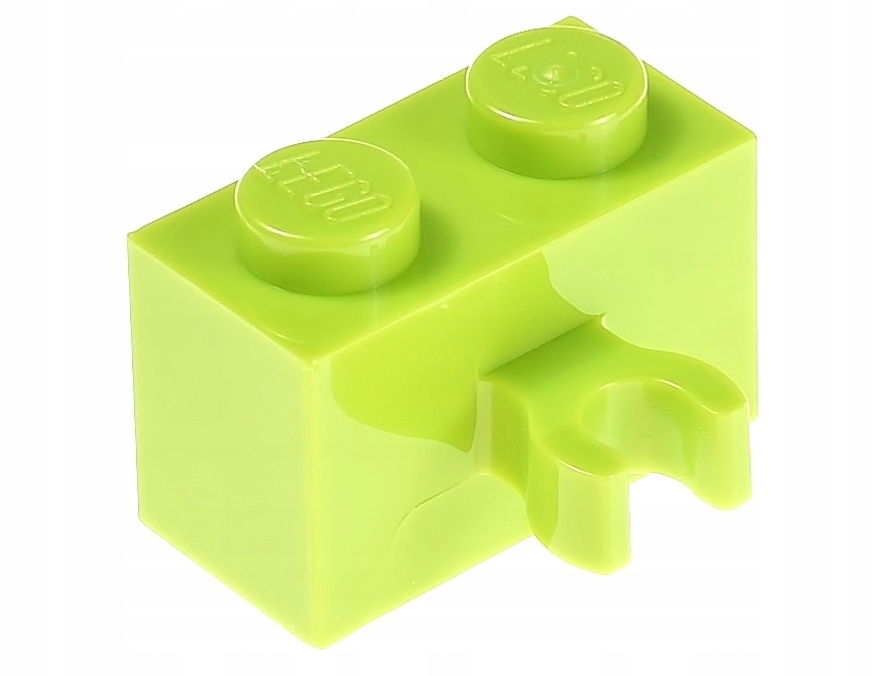 

Lego Klocek z zaczepem 1x2 30237b limonka