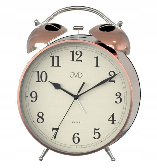 Velmi Velký 21 cm Budík Jvd SRP2107.3 Bell Alarm