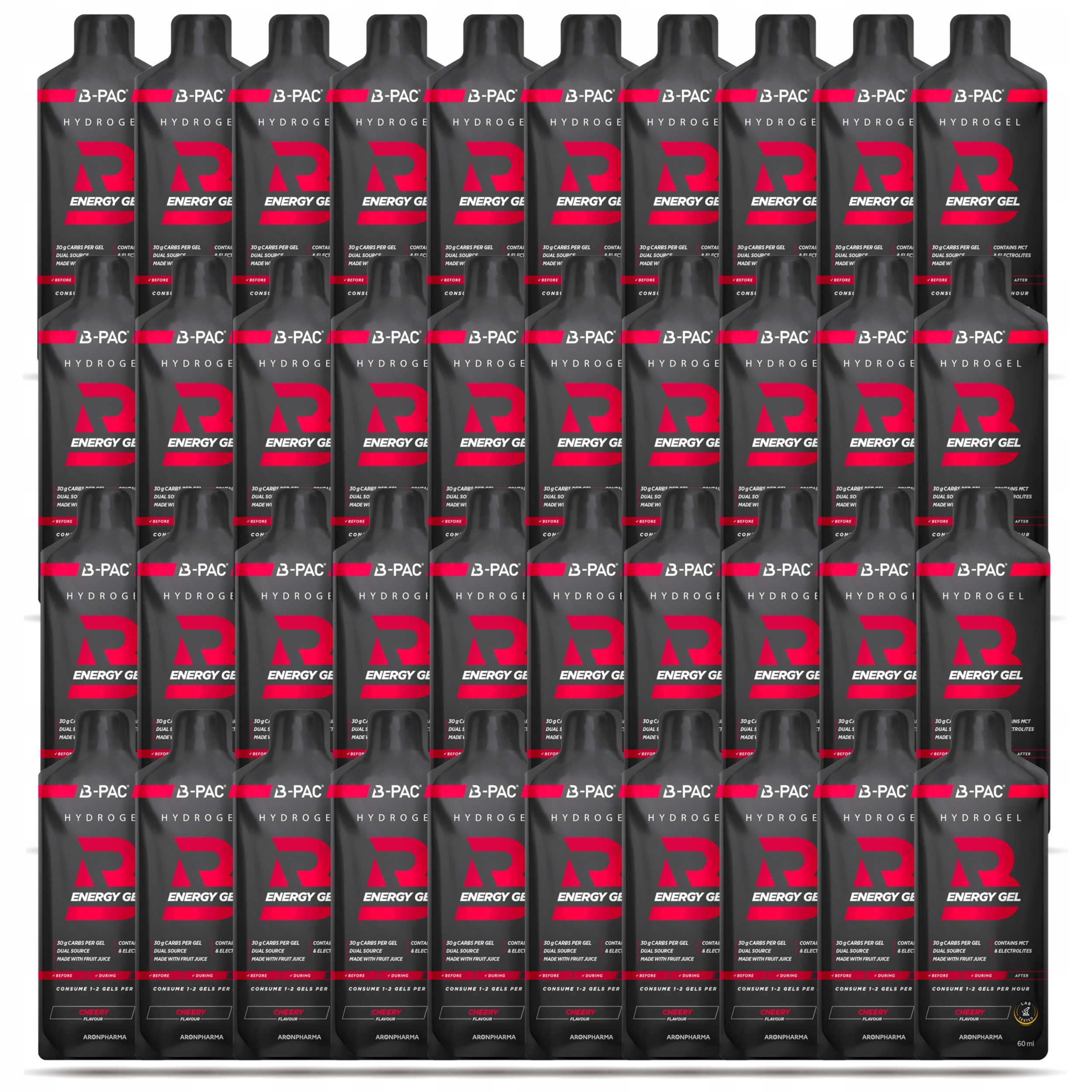 Energetický Gel Pro Regeneraci Síly Vytrvalost Působí Okamžitě 40x