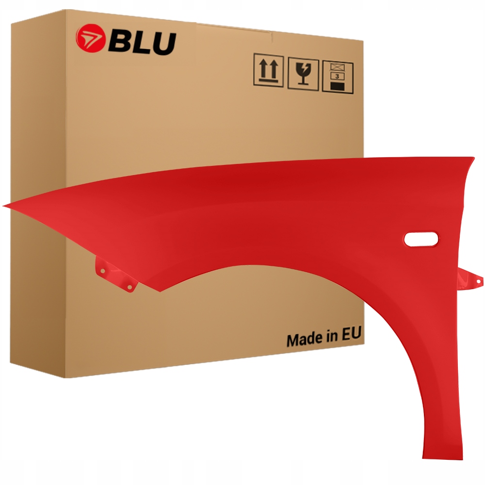 Blu Blatník Seat Leon II 2 1P1 LS3H levý červený 05-12 přední EmocionRot