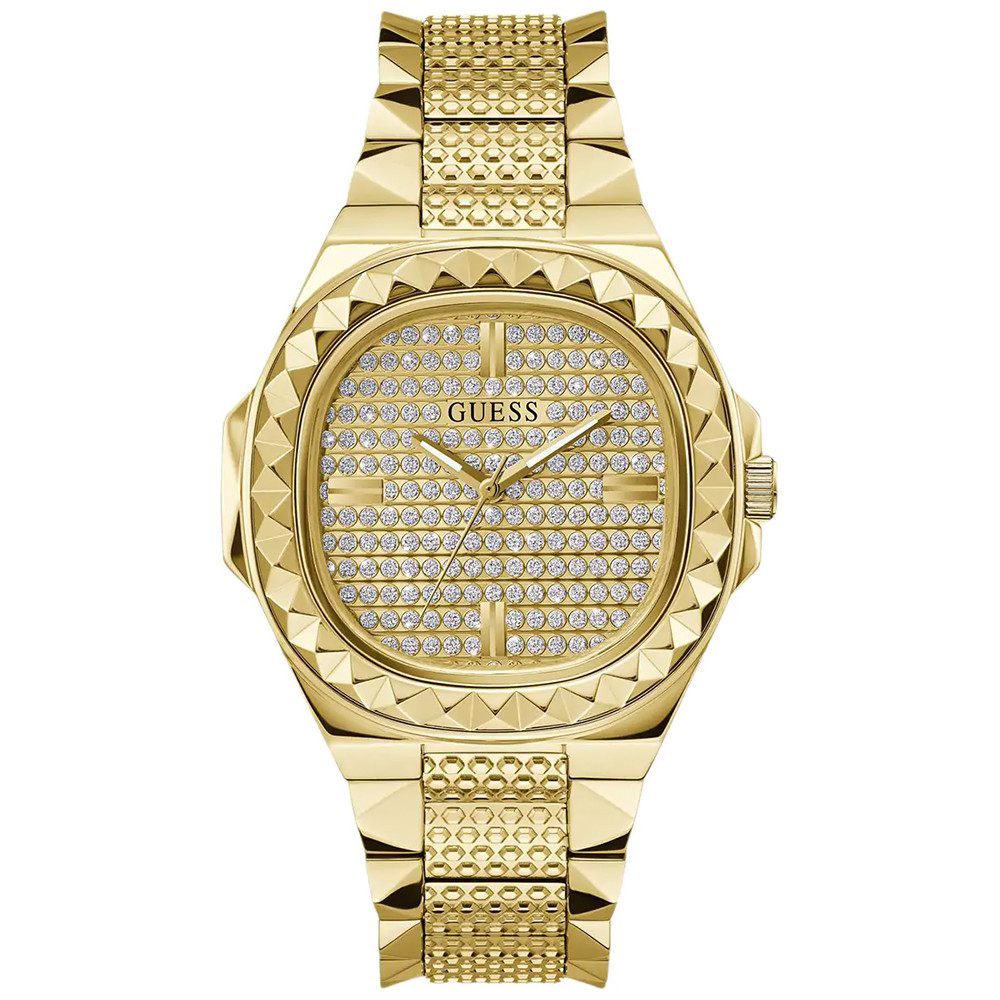 Pánské Hodinky Guess GW0622G1 zlatý náramek