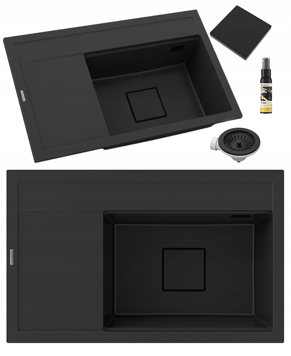 Dřez Černý Kryt Záslepka Rendo Pravá Komora