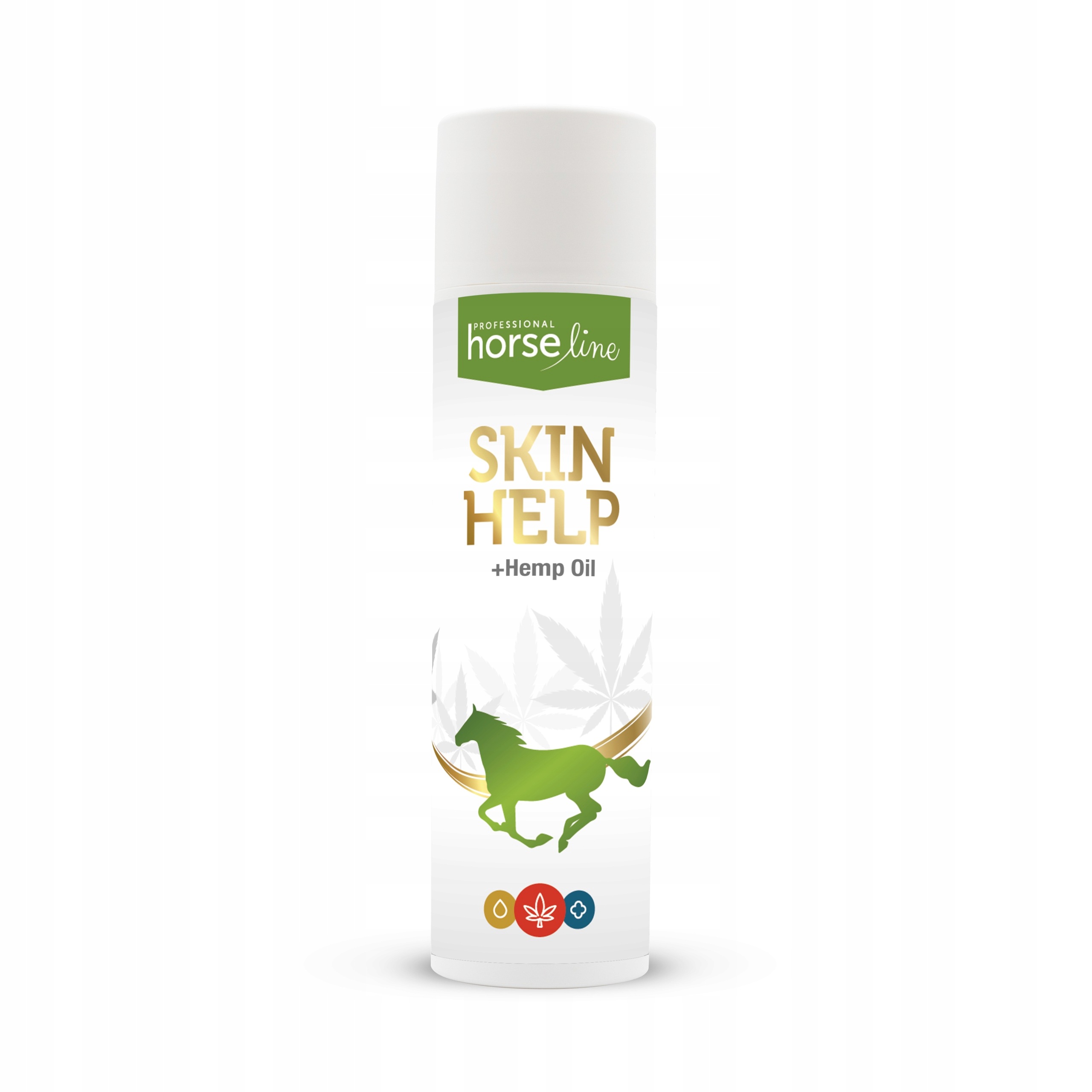 HorseLinePRO Konopný olej a beta glukan na podráždění koní 200 ml