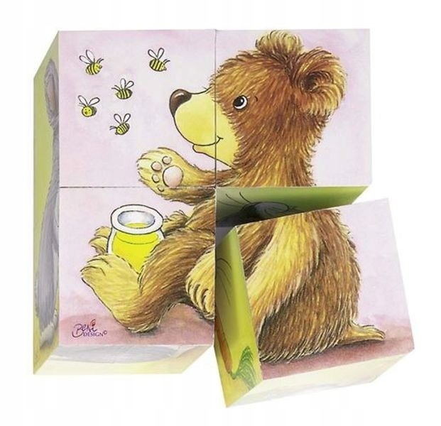 

Klocki z obrazkami Małe zwierzęta 4 el. Goki