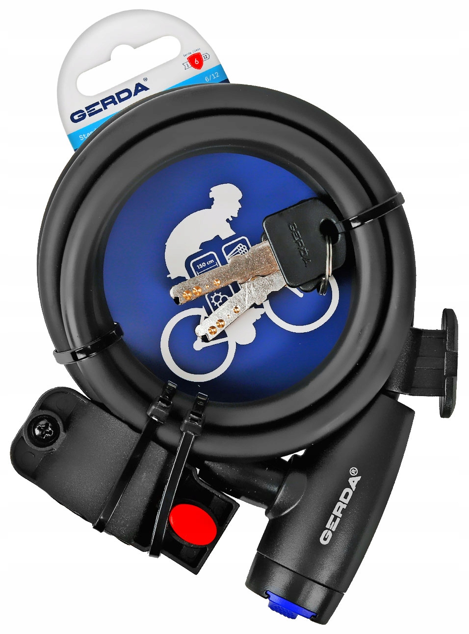 Zapięcie rowerowe linka FLEX GERDA 1500/10T Rodzaj linka