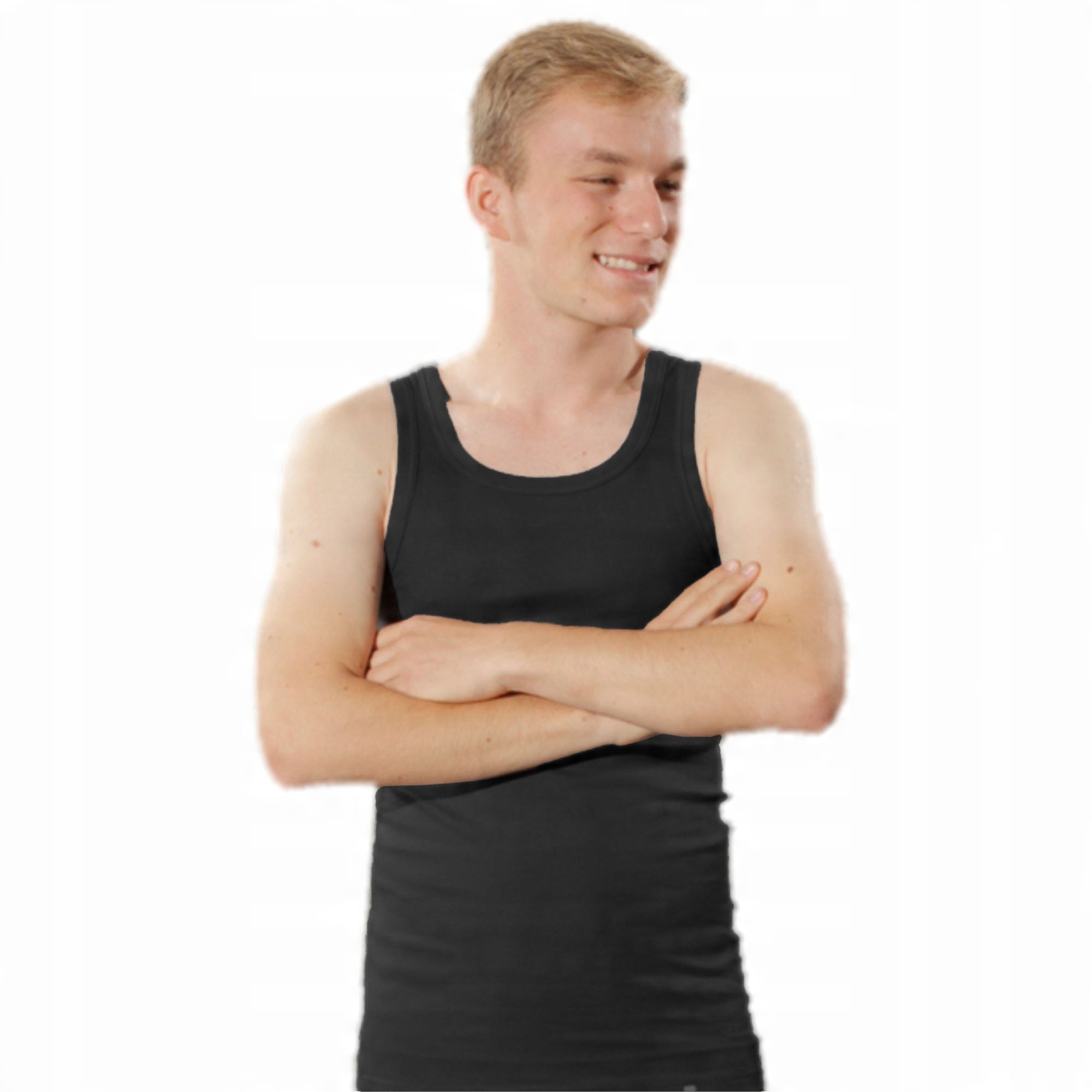 

Podkoszulka Męska Ramiączka Bawełna Prążek 3XL