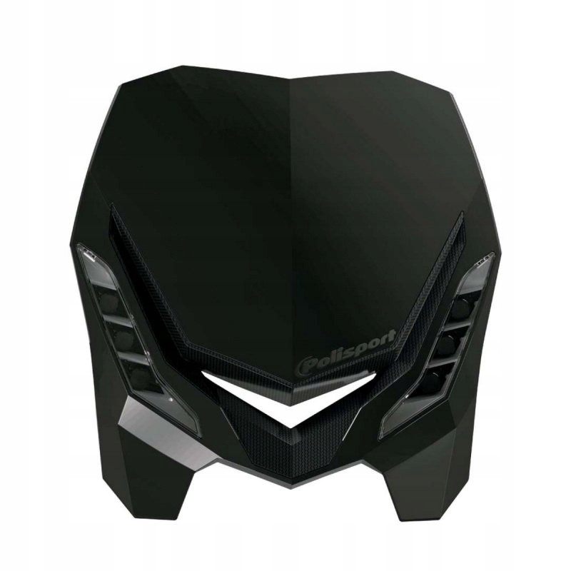 Polisport Predná Lampa Model E-blaze Led (led Žiarovka) Farba Čierna