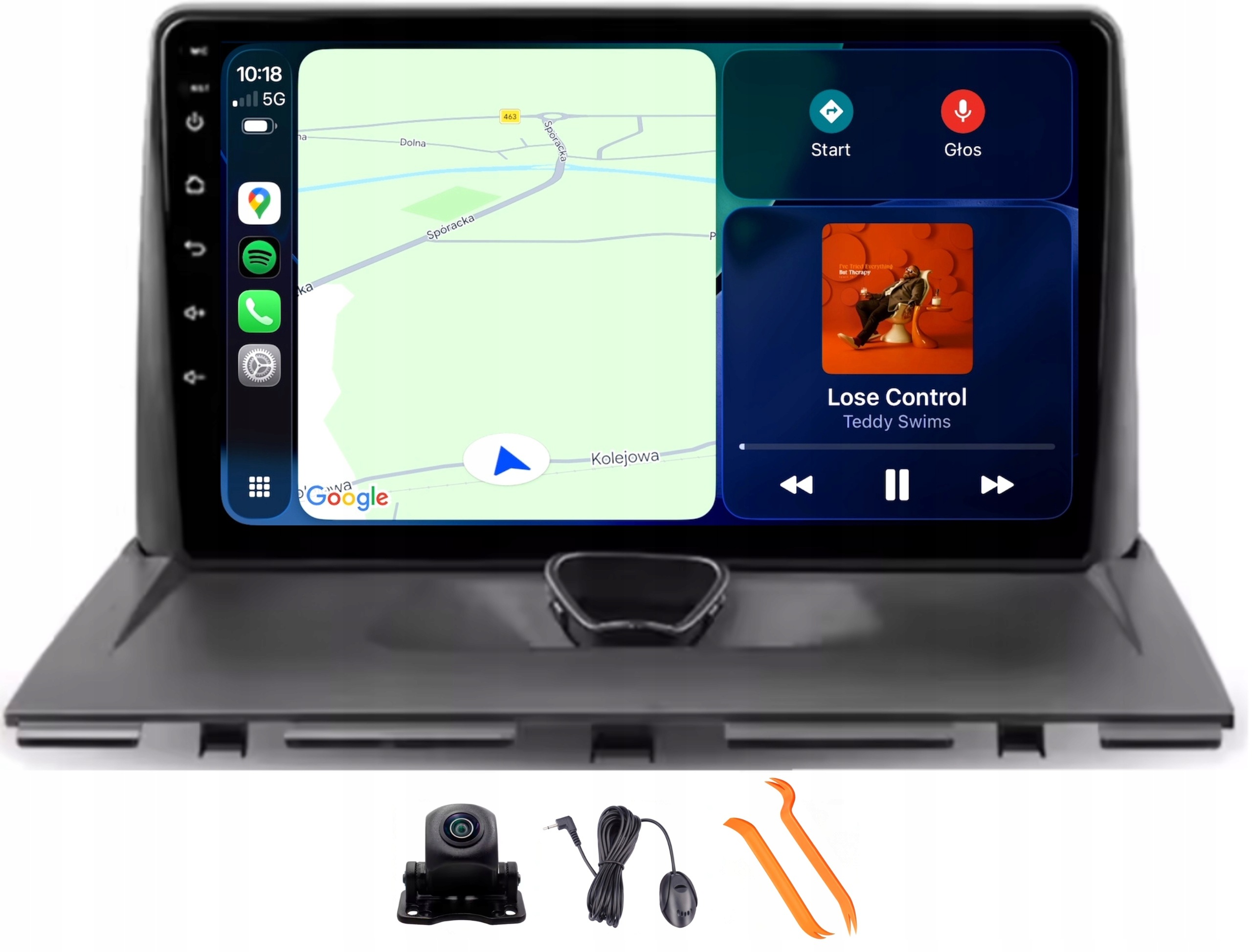 Rádio Android Navigácia Qled Carplay Lte Gps Fiat Scudo Citroen Jumpy 07-16