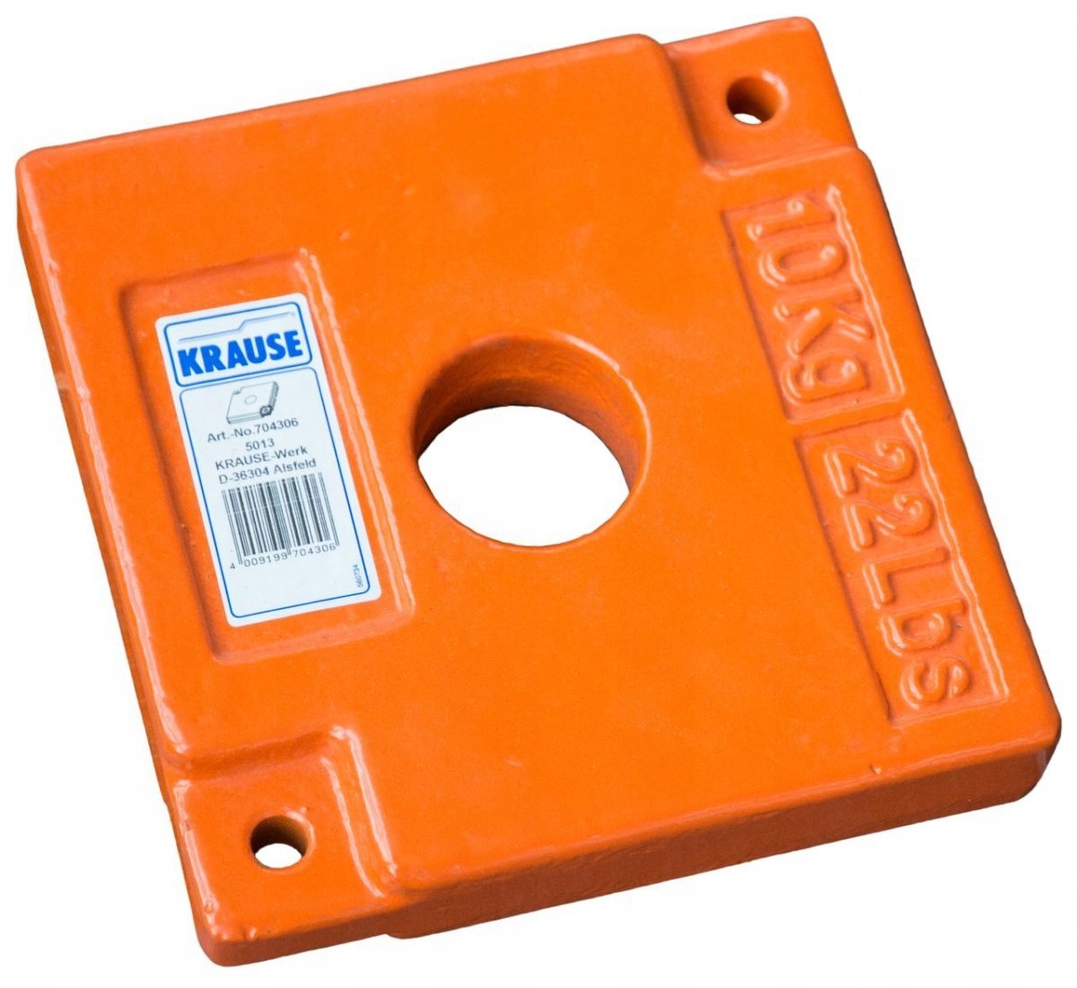 Ciężarek balastowy Krause 10kg 704306