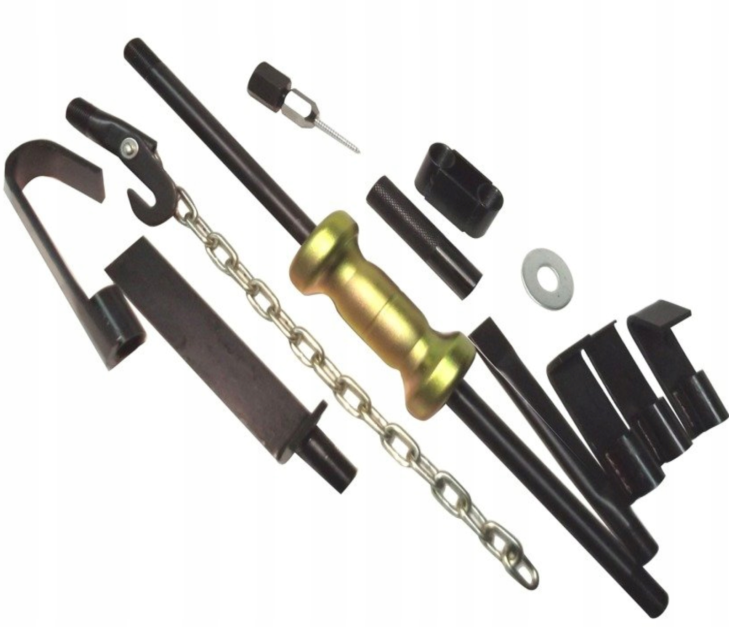 Stahovák karoserie s reverzním kladivem, sada 13 ks (10lbs/1340g)