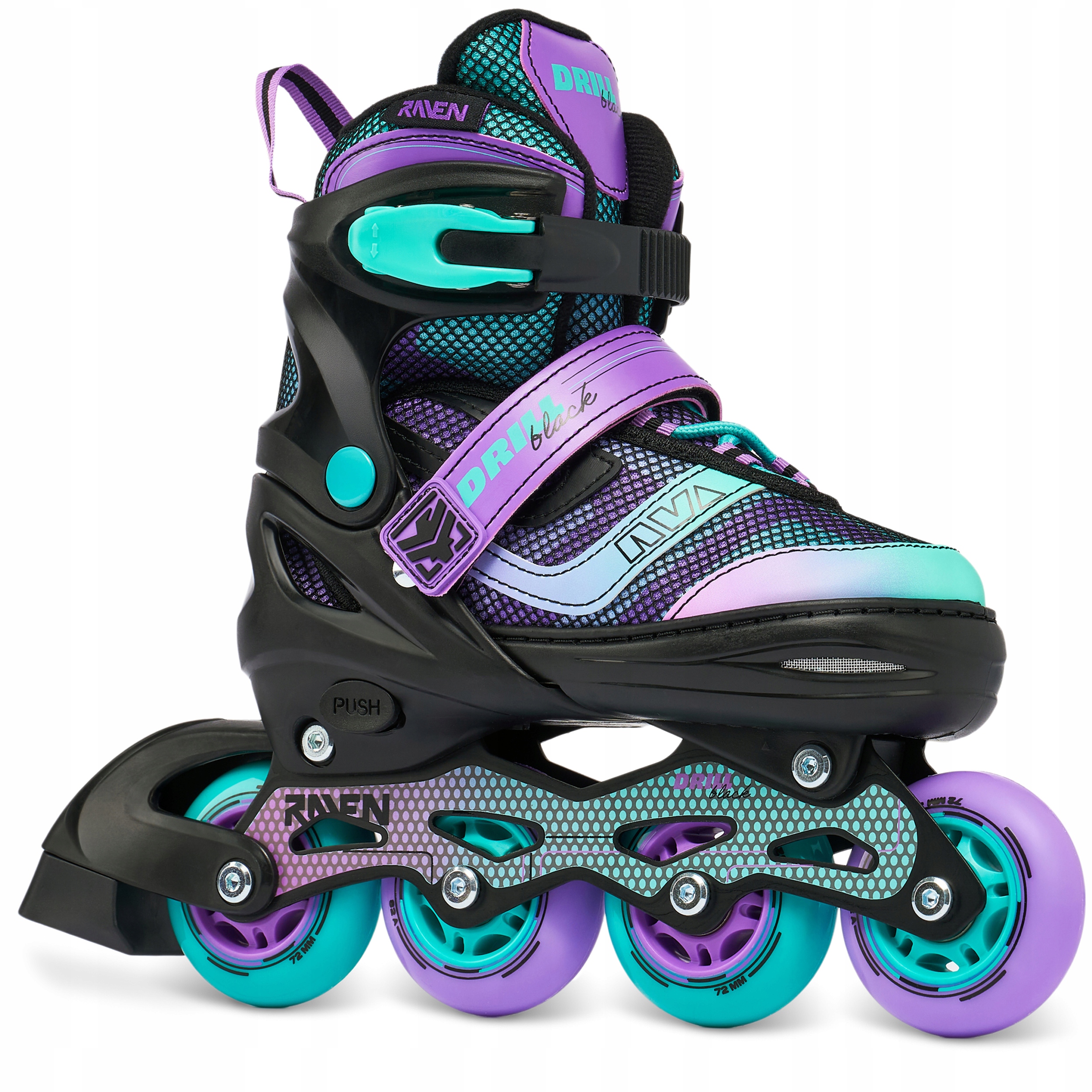 Rolki Regulowane Raven Drill Violet/Mint 38-42
