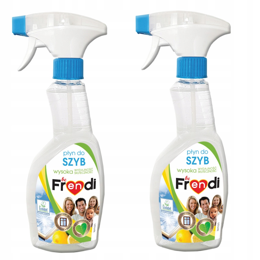 

BeFrendi Płyn do mycia szyb Lemon 2 x 500ml