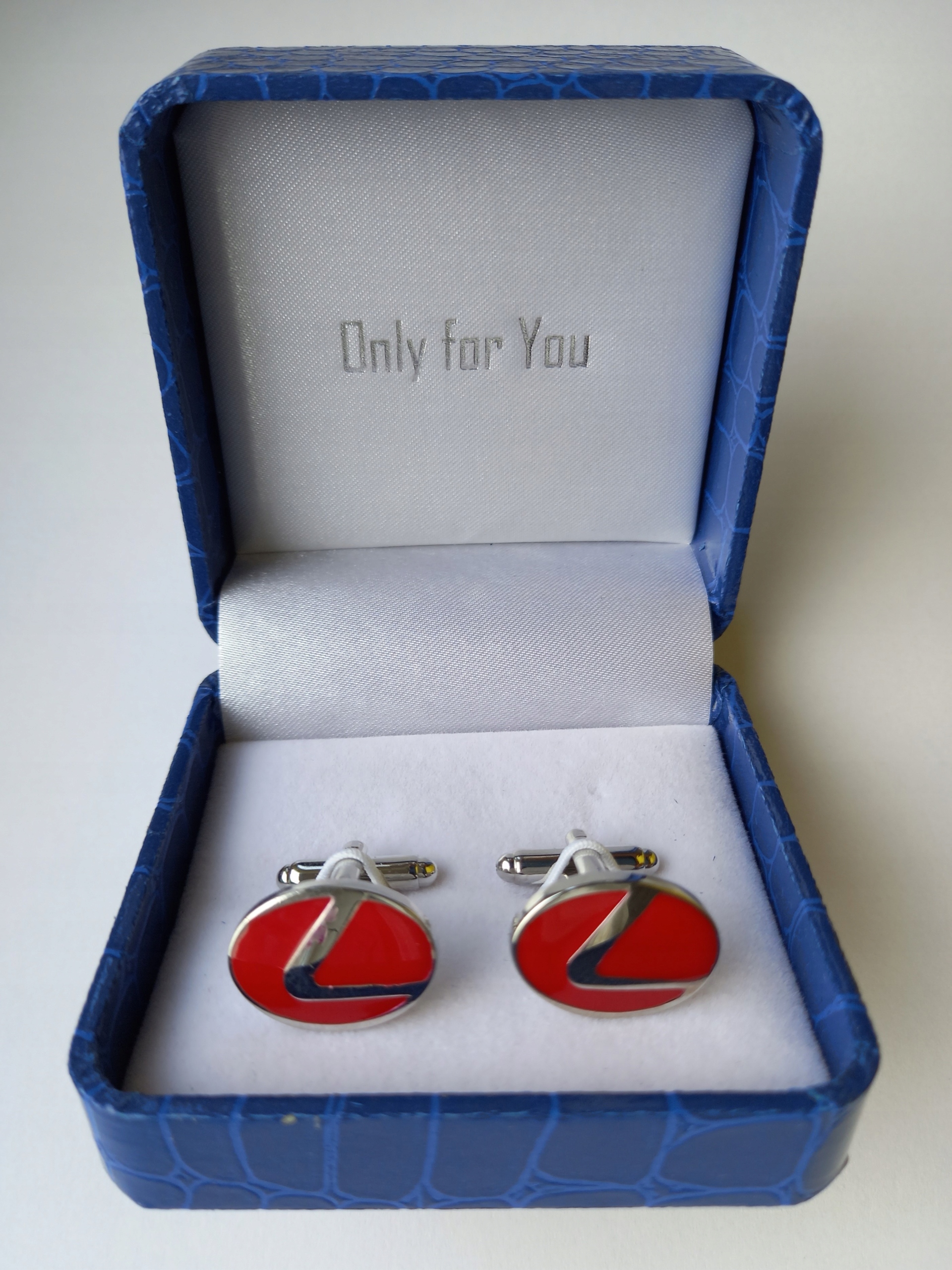 Stříbrné manžetové knoflíčky na košili L jako Luxus