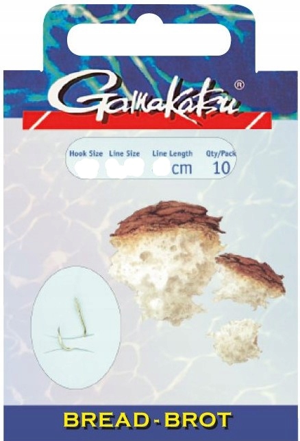 

Haczyki Wiązane Gamakatsu Bread 2210G 0,18mm 8