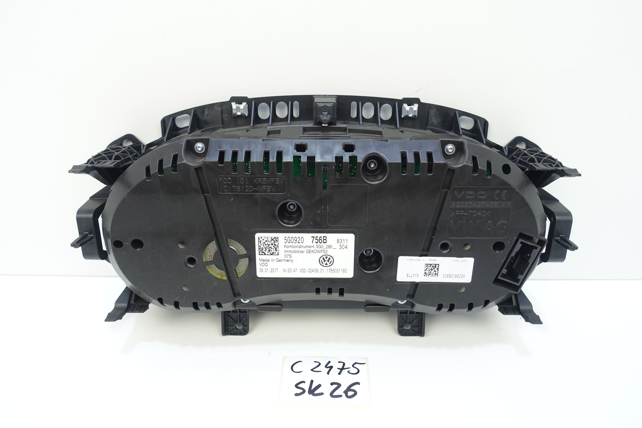 dials dials VW GOLF VII 7 5G0 GTI 5G0920756B