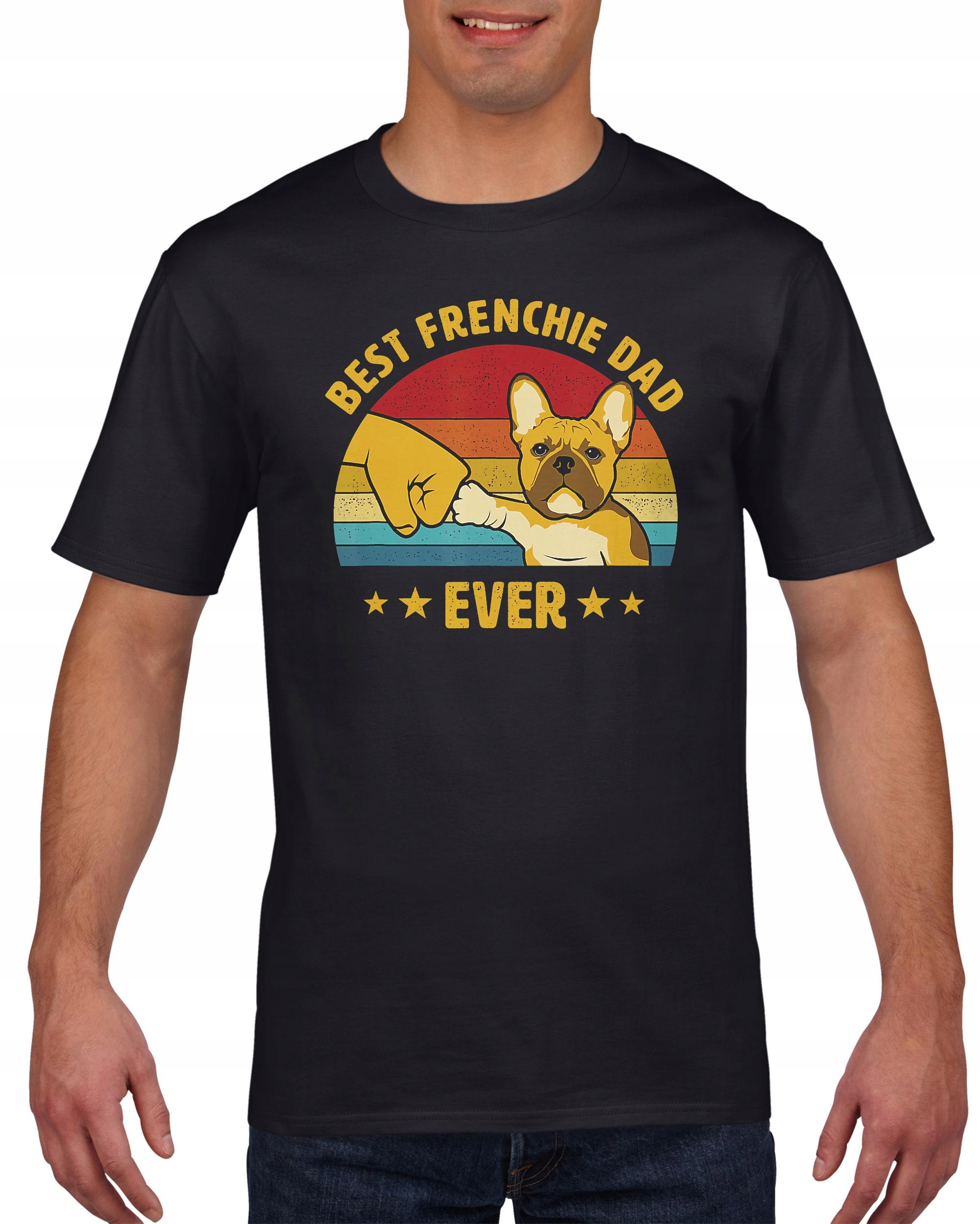 

Koszulka męska Najlepszy Tata Buldoga Fr. XL