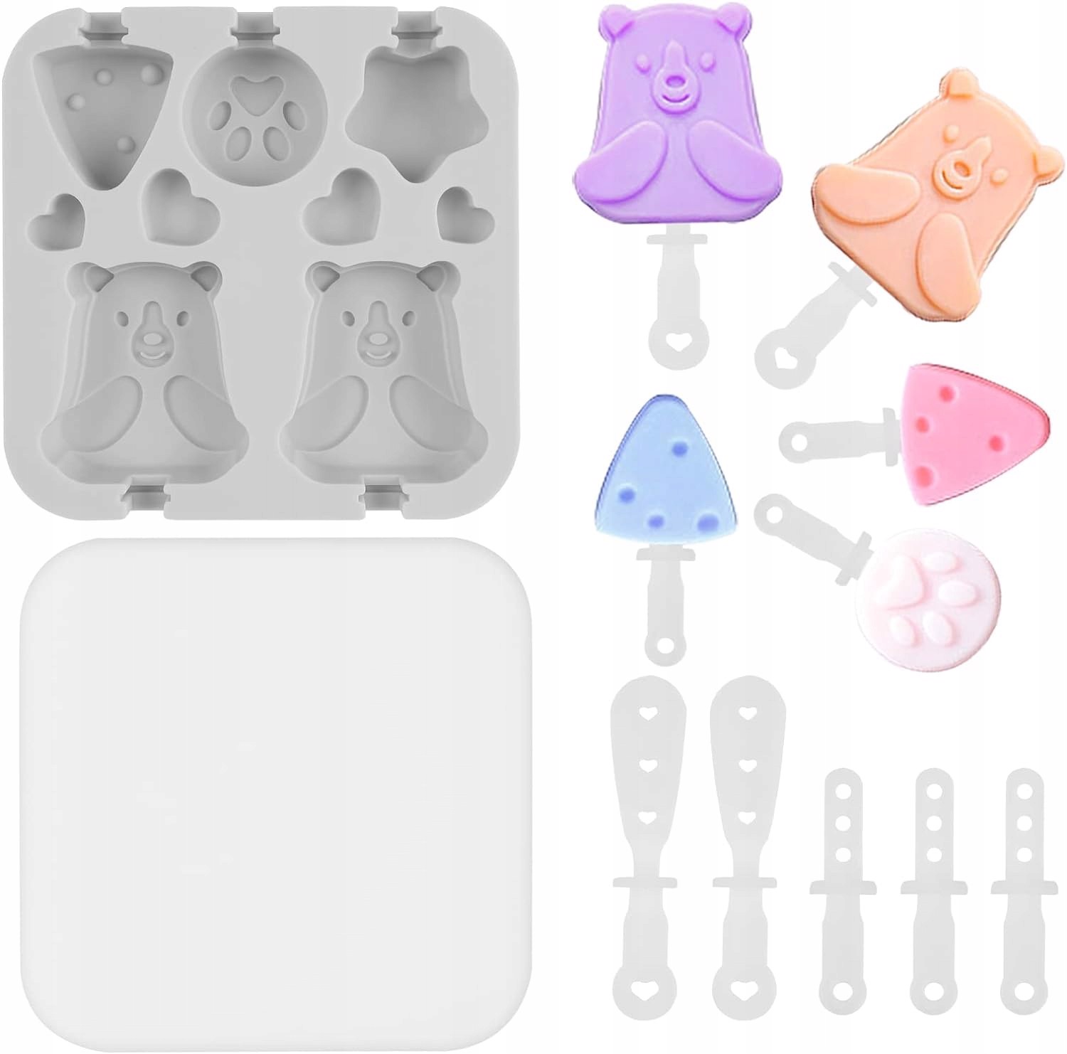 Zestaw Foremek do Lodów na Patyku