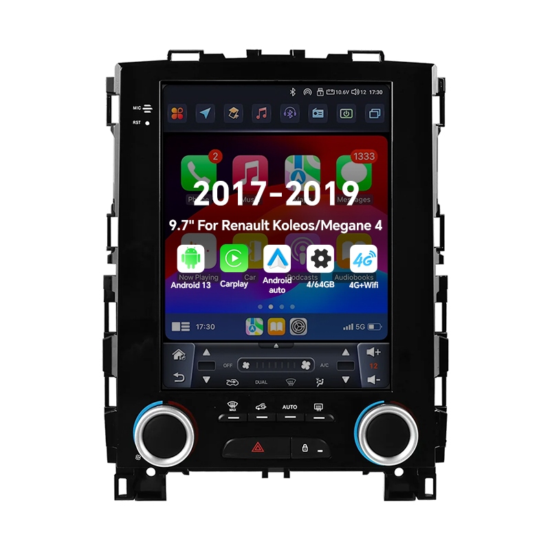 9,7" 2Din autorádio s Androidem 13 pro Renault Koleos Megane 4 2017-2019