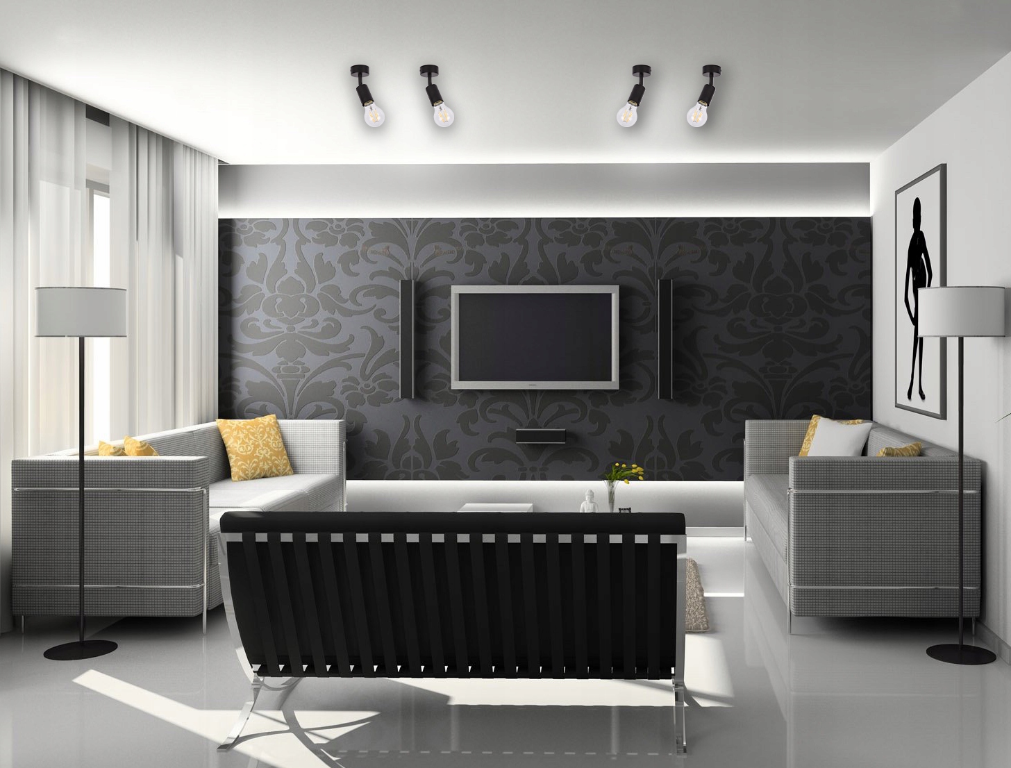 OPRAWA HALOGENOWA GU10 LED SUFITOWA SPOT LAMPA KINKIET Długość/wysokość 6 cm