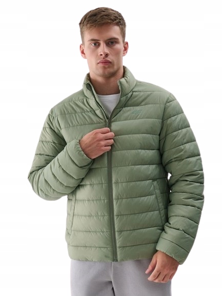 4F pánská lehká péřová bunda se stojáčkem jarní M483 velikost XXL