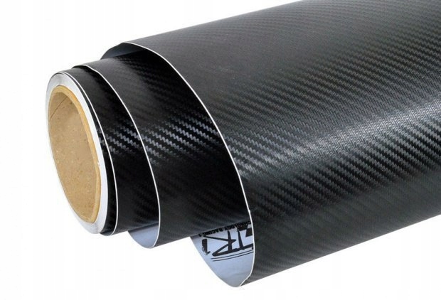 FOLIA CARBON 3D 50CM X 152CM WZÓR HQ WYSOKA JAKOŚĆ Kolor czarny
