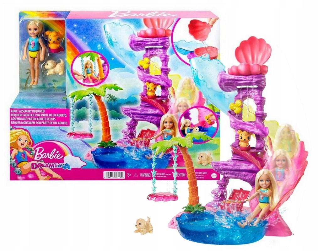 

Barbie Chelsea Wodna Laguna zjeżdżalnia wodna