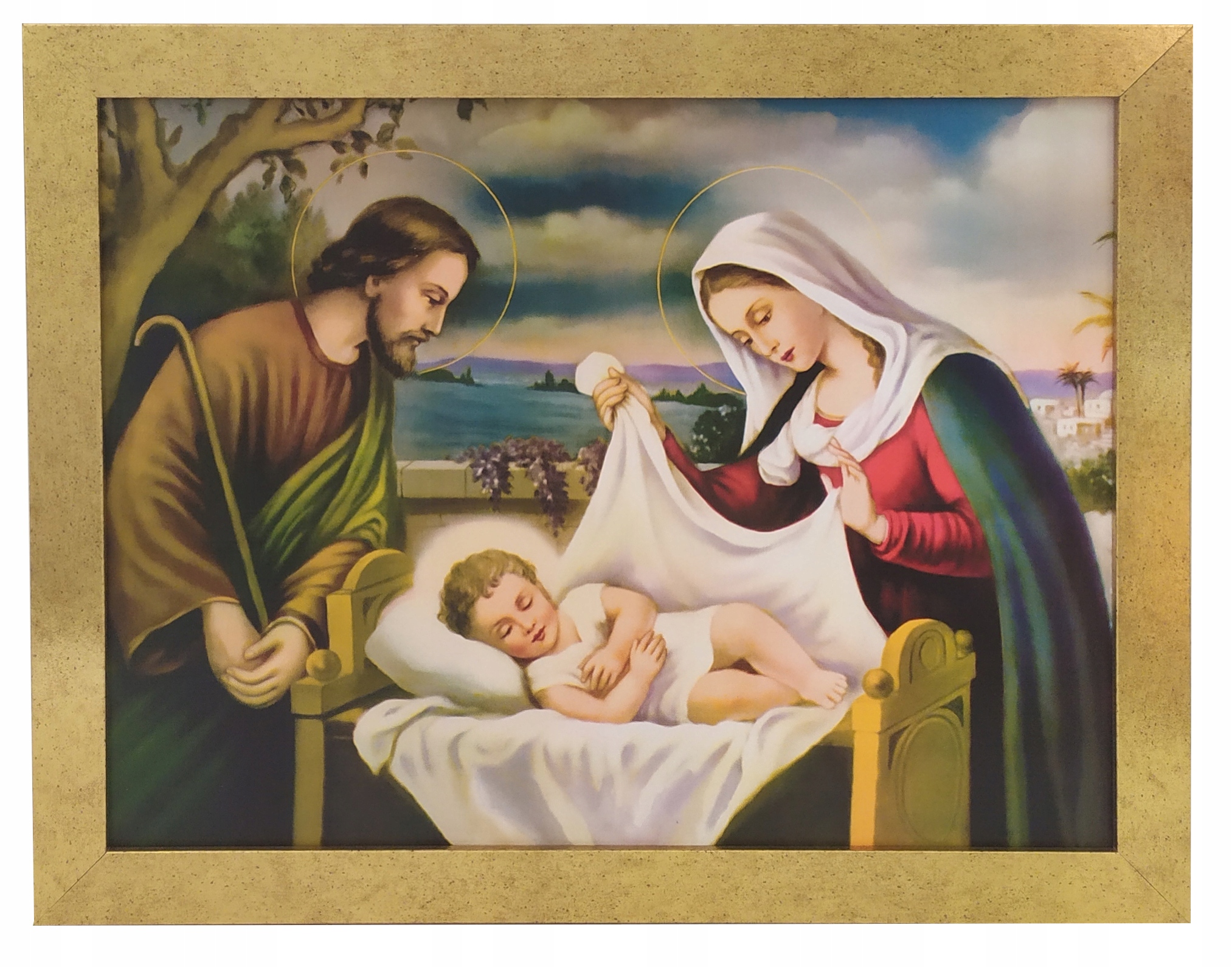 

Obrazy Na Ścianę Świętej Rodziny 35X45 Złota Rama