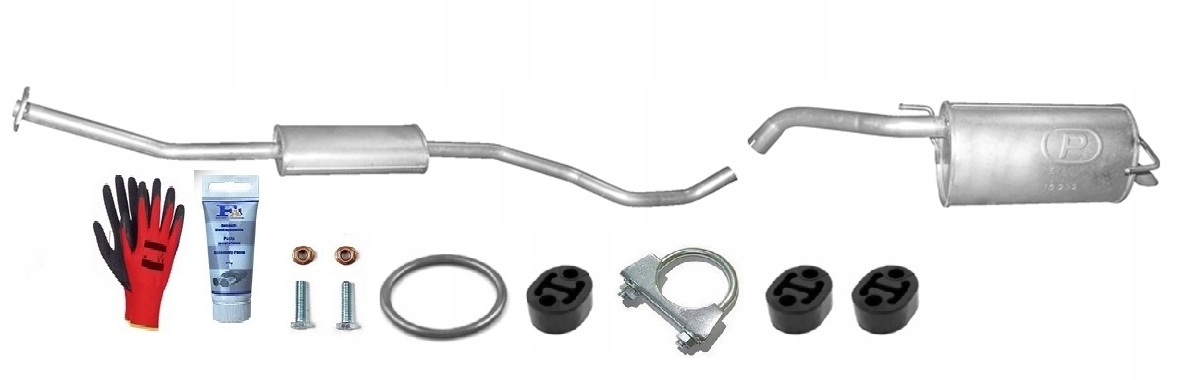 Nissan Micra 1.2 1.4 2005-2010 sada tlumičů výfuku bonus