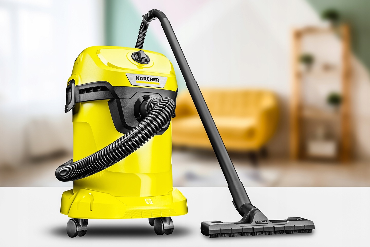 ODKURZACZ WD3 KARCHER NOWY MODEL 4500W ZESTAW XXXL Wysokość produktu 49.2 cm