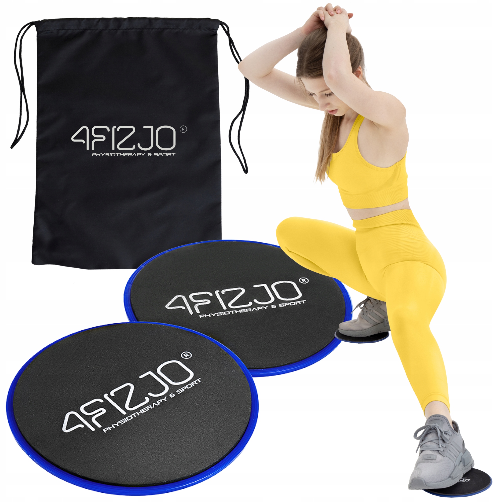 DYSKI POŚLIZGOWE PODKŁADKI DO ĆWICZEŃ SLIDE 2szt.