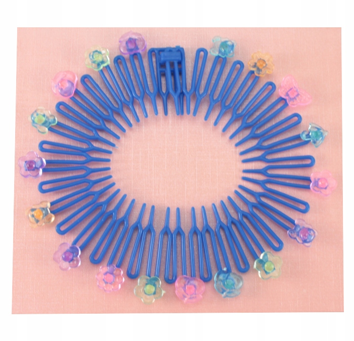 OPASKI DO WŁOSÓW ELASTYCZNE GRZEBIEŃ 2 SZTUKI Marka Inna marka