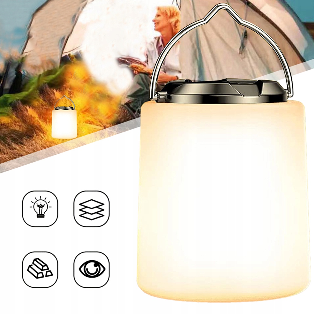 LAMPA NAMIOTOWA AKUMULATOR LAMPA KEMPINGOWA 3000K Marka inna marka