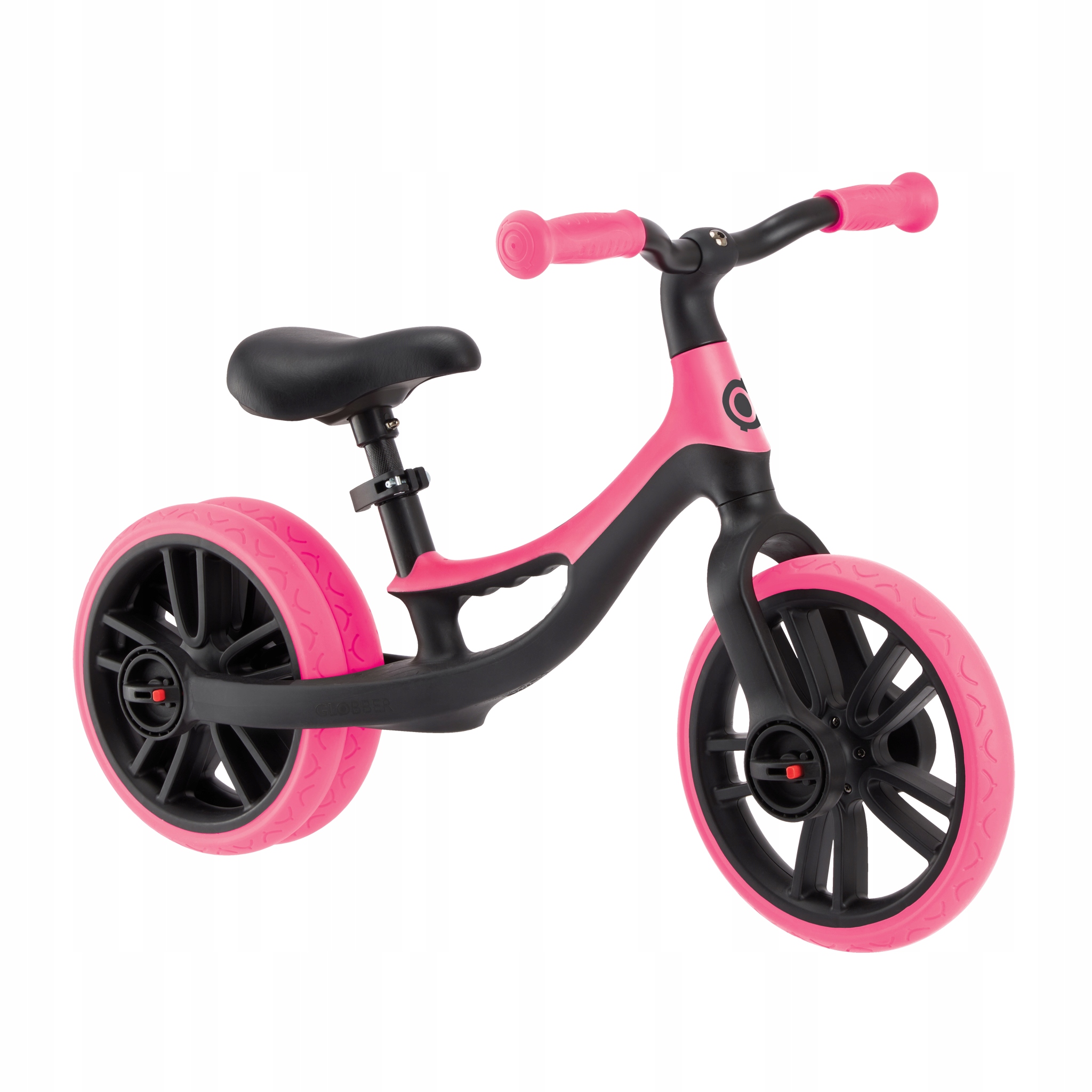 Levně Globber Dětské odrážedlo Go Bike Elite Duo Fuchsia Pink