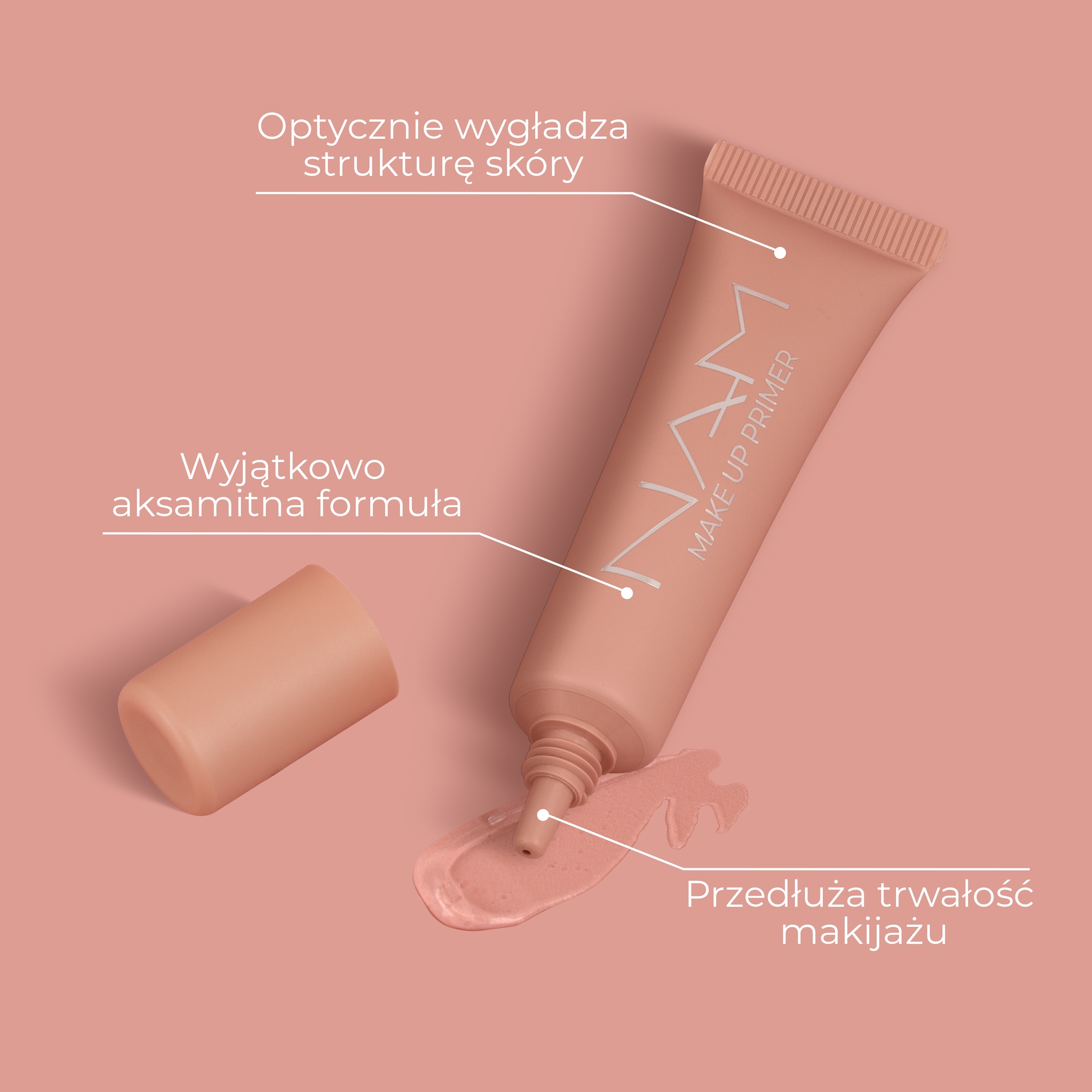 NAM baza Make Up Primer Właściwości przedłużenie trwałości