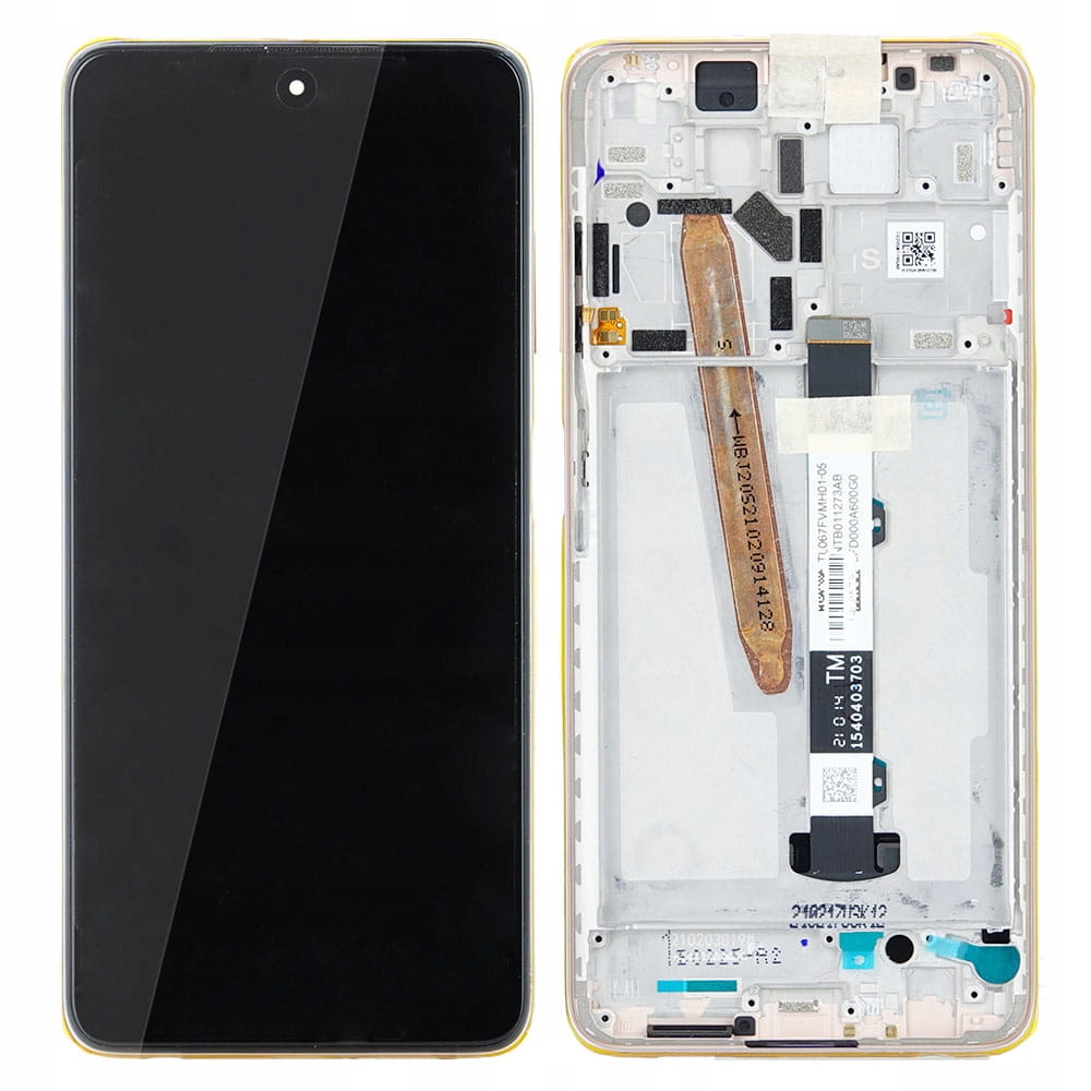 Org LCD displej Xiaomi Poco X3 (Pro/NFC) Zlatý (gold) S Rámčkom