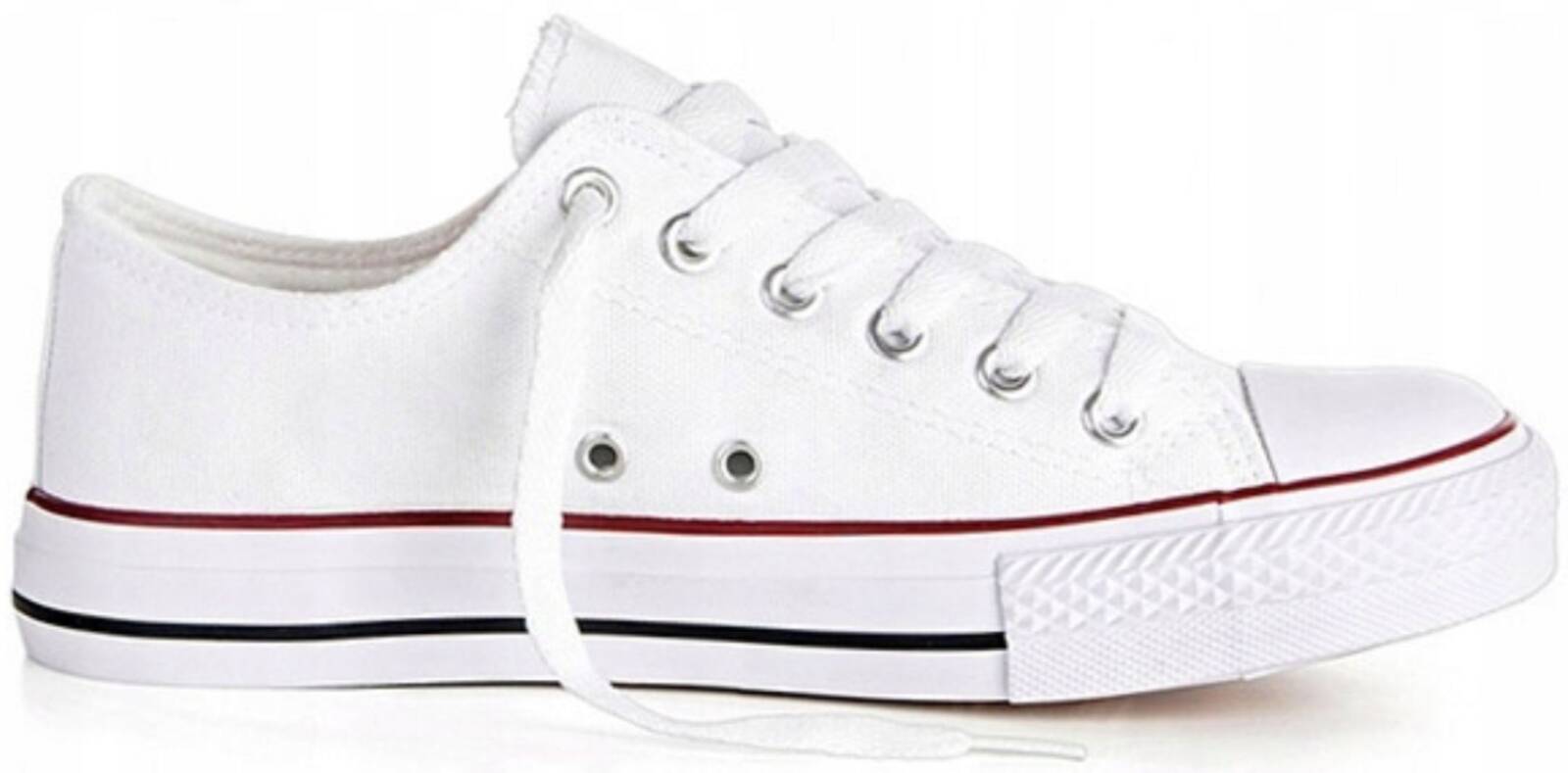 9 MĘSKIE NISKIE BIAŁE TRAMPKI TENISÓWKI 46 Kod producenta xl03-WHITE-46