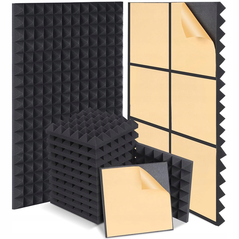 24 X Akustické Tlumící Panely Pro Nahrávací Studia, Kanceláře A Domácnosti