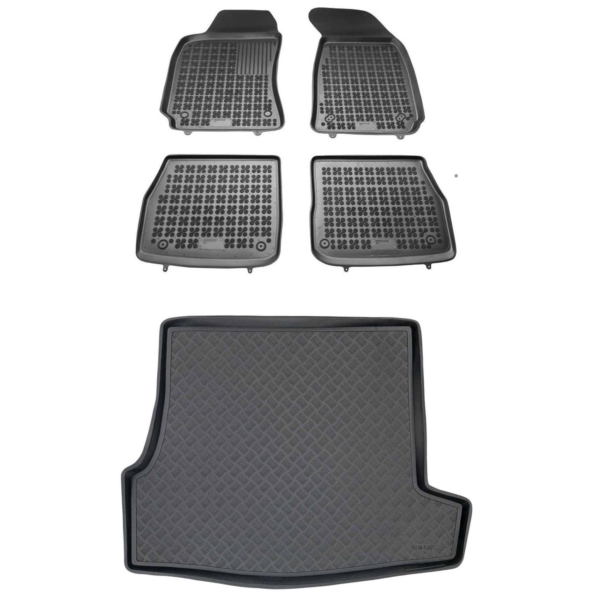 Sada koberčekov a protišmykovej podložky Škoda Superb I 2001-2008