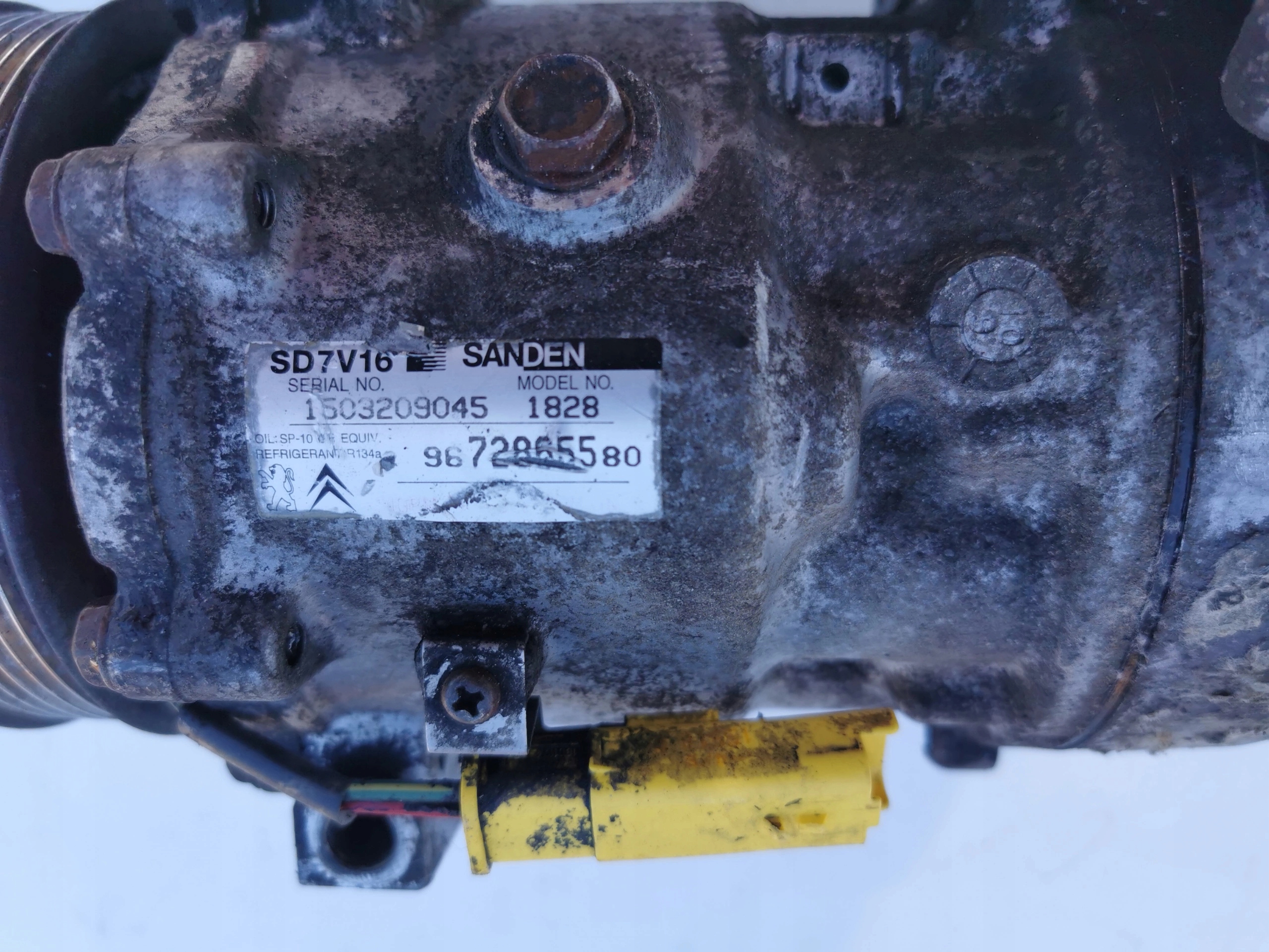 PEUGEOT PARTNER 1.6HDI 9672865580 compressor; KLIMAT