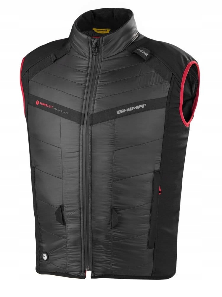 Vyhrievaná Motocyklová Vesta Shima Powerheat Pánska Čierna Usb