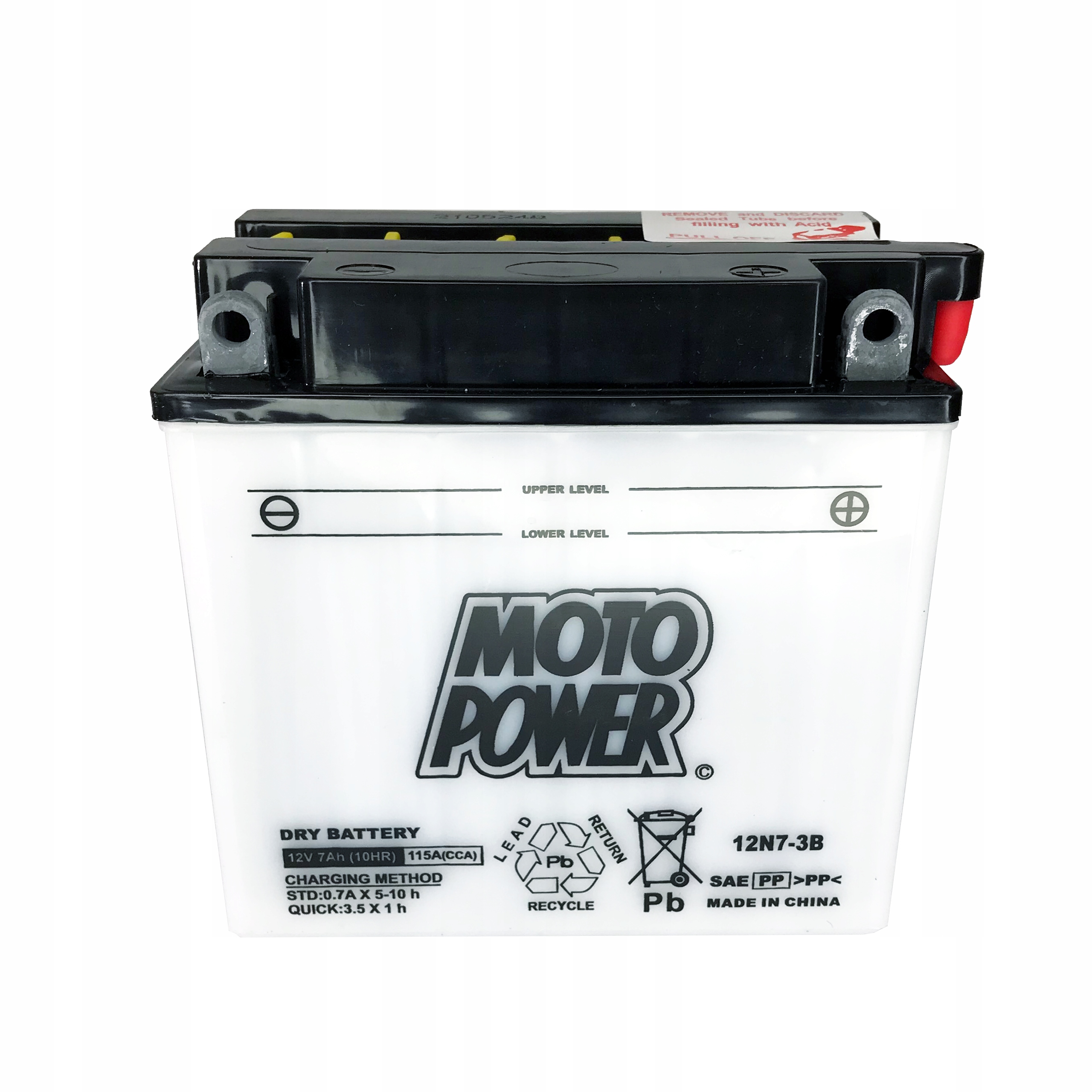

Akumulator 12V 7Ah 12N7-3B Motopower